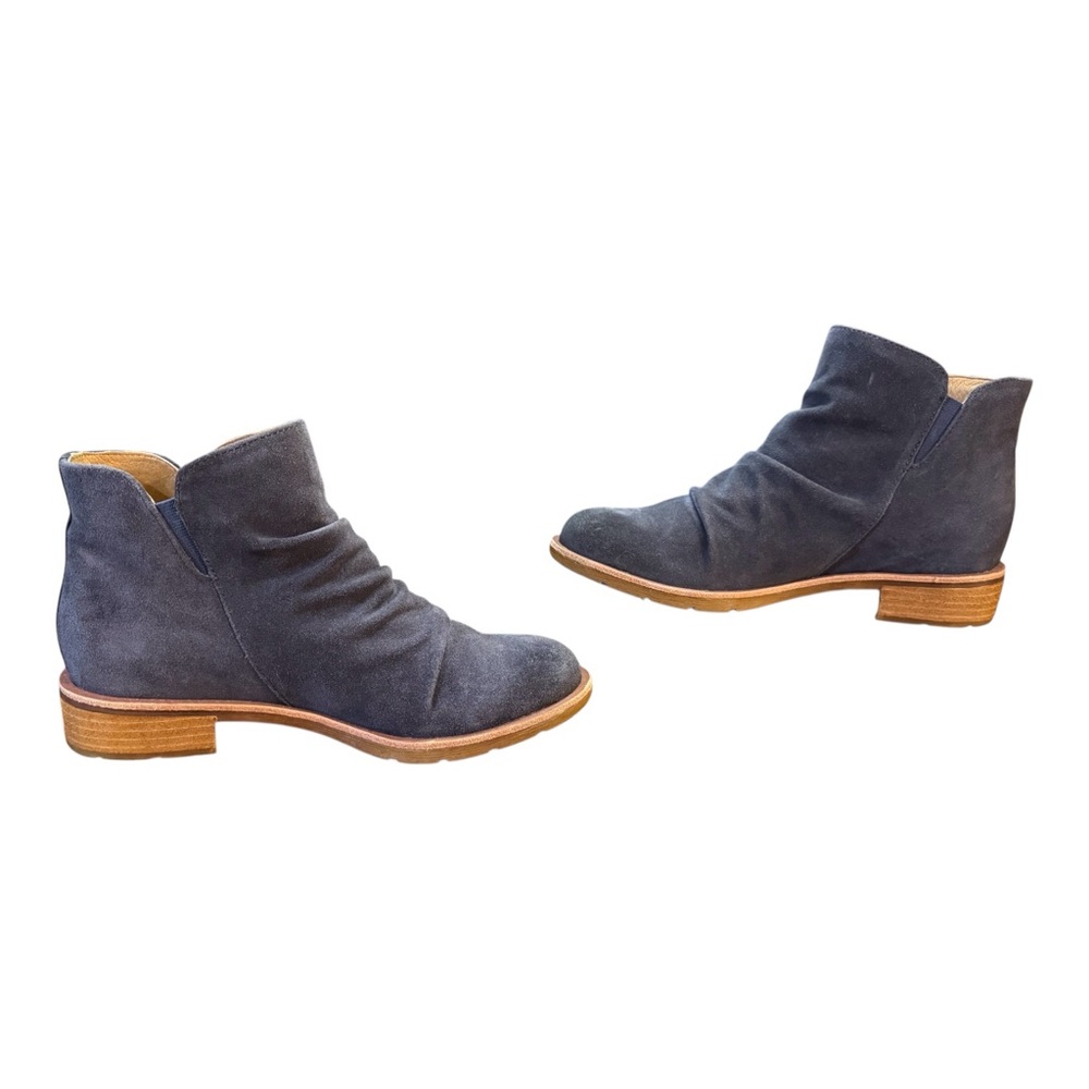 Söfft Beckie II Ankle Boots Storm Blue Suede Women’s Size 7.5 - Picture 5 of 10